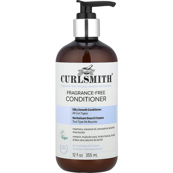 Curlsmith Conditioner & Leave-in Fragrance-Free voor krullend haar Unisex 355 ml