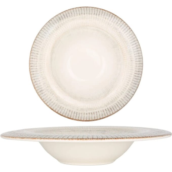 Bonna Pastabord - Galata - Porselein - 28 cm (400cc) - set van 2