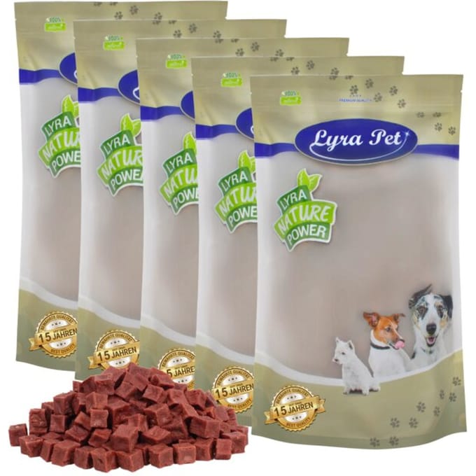 5 kg Lyra Pet® blokjes paardenvlees