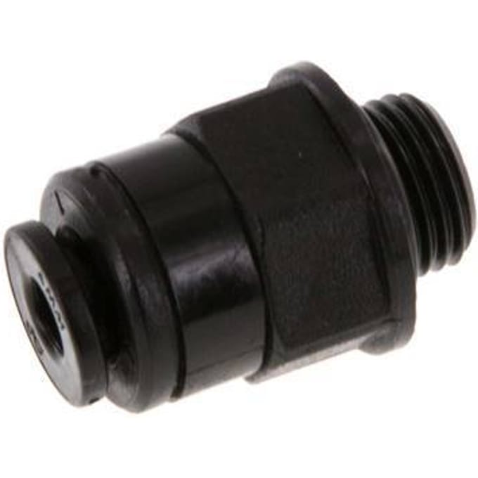4mm x G1/8'' POM Insteekfitting buitendraad NBR [5 Stuks]