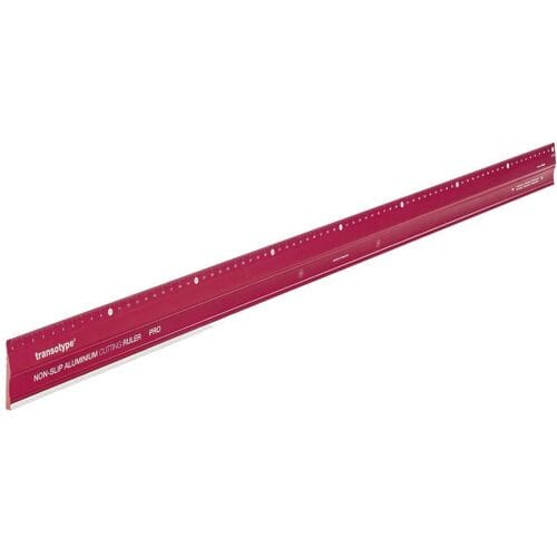 Transotype 17808006 Snijliniaal - Professionele Liniaal 80cm