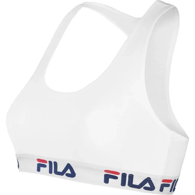Fila - Woman Bra Elastic Band - Racerback Top - S - Wit