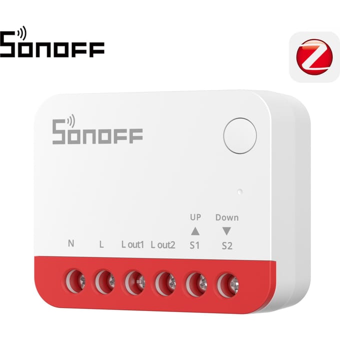 SONOFF MINI-ZBRBS Zigbee Smart Rolgordijn- & Jaloezieën Schakelaar Mini Module met Percentagebesturing en Ondersteuning voor Reiskalibratie