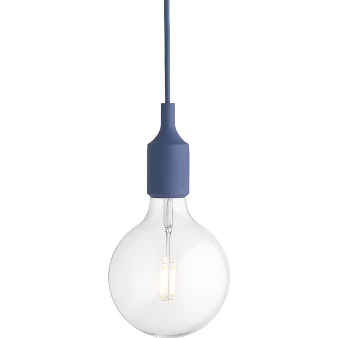 Muuto - Hanglamp E27 - lichtblauw