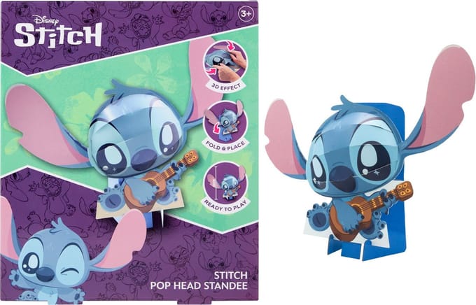 Disney - Stitch - 3D Pop Head - Met Gitaar - Verzamelfiguur (20 cm)
