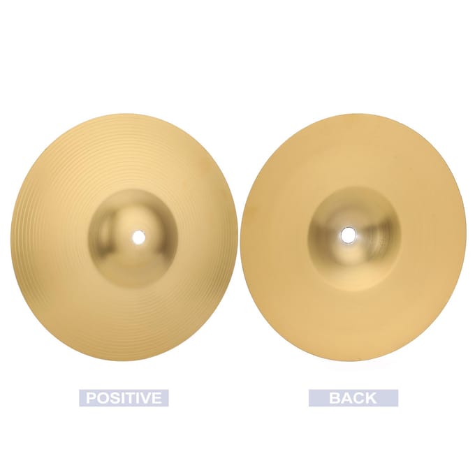 Messing Crash Cymbal Drum Instrument Cymbals Praktische Legering Cymbal voor Percussie Instrumenten 12