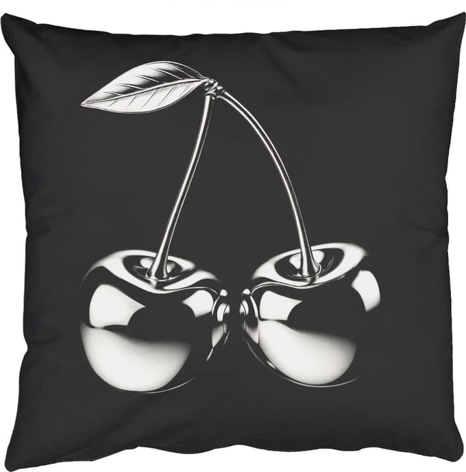 Sierkussens - Kussentjes Woonkamer - 50x50 cm - Kers - Luxueus - Metallic