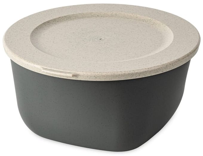Koziol - Connect Box Schaal met Deksel 2 liter - Koziol Bio-Circulair - Grijs