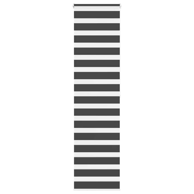 vidaXL - Zebra - rolgordijn - 60x200 - cm - stofbreedte - zwart - 55,9 - cm