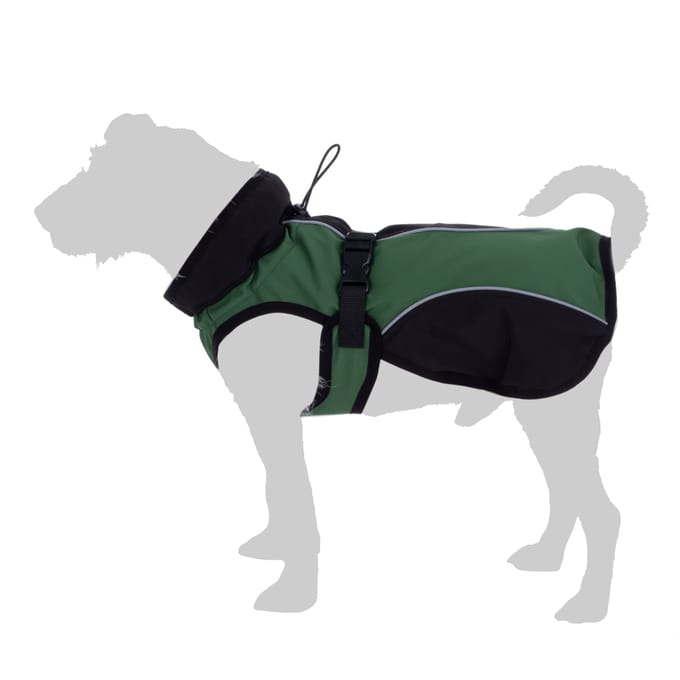 45cm ruglengte Hondenjas Softshell Waterafstotend