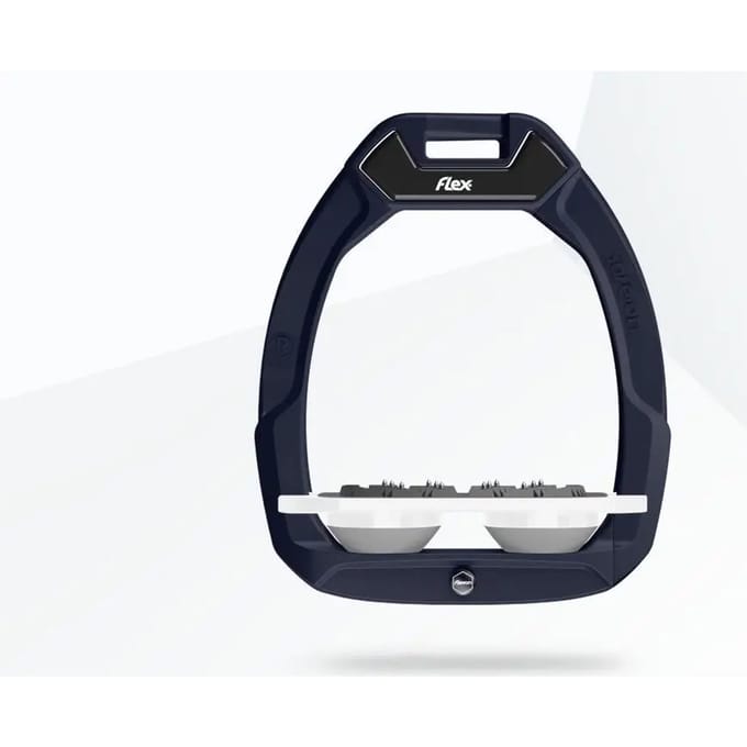 Veiligheidsstijgbeugels Plat Ultra Grip Bruin/Wit/Grijs Flex-On Safe-On