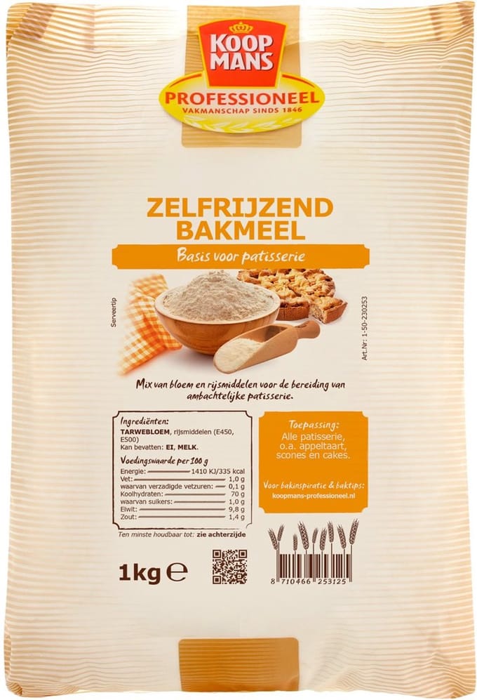 Koopmans - Professioneel Zelfrijzend Bakmeel - 1000g