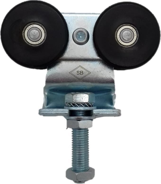 SB hangrol dubbel met nylon wielen, type 130
