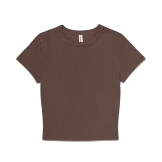 Kort dames-T-shirt Bella + Canvas Micro Rib Baby