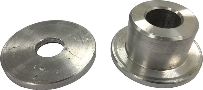 Opnameflens ⌀15 mm voor CBN Slijpstenen met as van ⌀32 mm