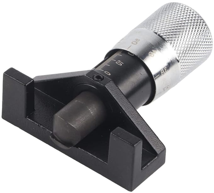 Riemspanningsmeter - Spanmeter Test Tool - Distributieriem Afstellen - Dubbele Schaal - Metrisch - Zilver