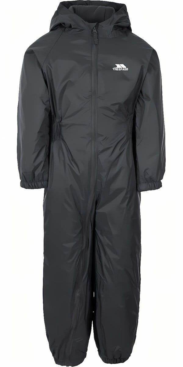Trespass Regenset voor kinderen Dripdrop - Regenkostuum voor kinderen, donkergrijs