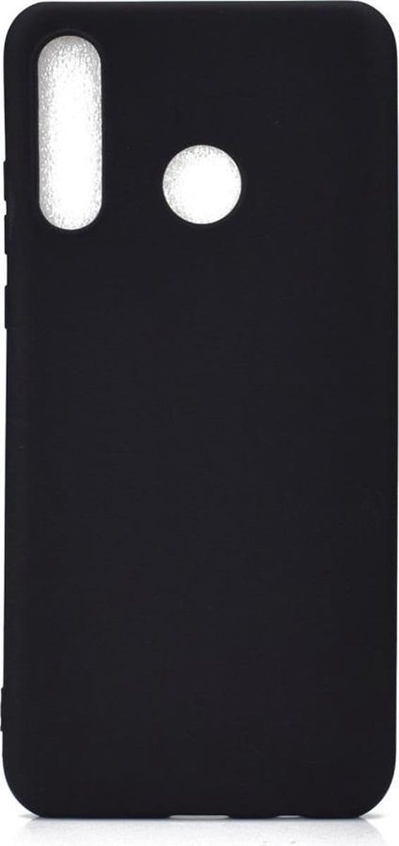 Shop4 - Huawei P Smart Plus 2019 Hoesje - Zachte Back Case Mat Zwart