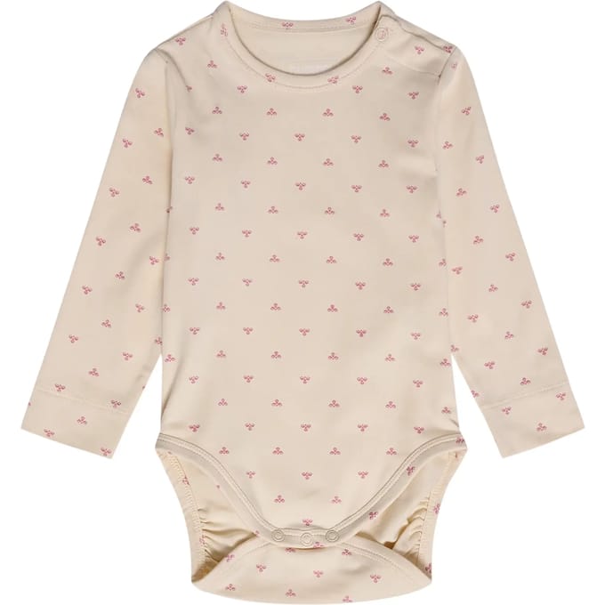 Hummel kinderbody met lange mouwen Hmlmini Bee Aop L/S 230320