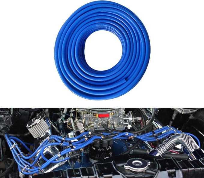 Vacuümslang 3mm binnendiameter, 3 meter lang, blauw - lucht, pompen, turbines