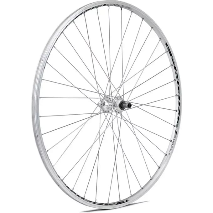 Zilverkleurig achterwiel met cassette Gurpil chrina 8 v