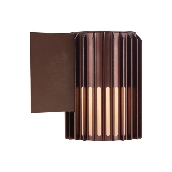 Nordlux Buitenwandlamp Aludra Seaside, aluminium, bruin metallic