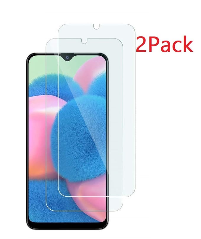 Screenprotector Geschikt voor Samsung Galaxy M30s Screenprotector Glass 2 Pack - Ntech