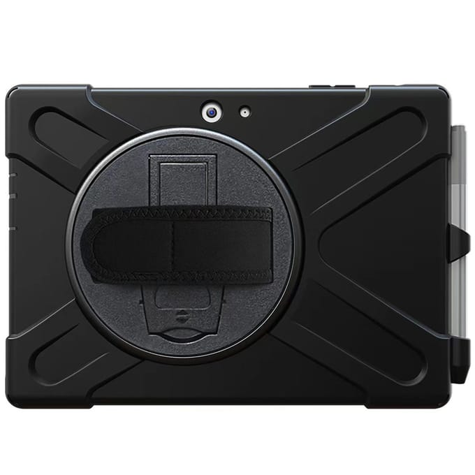 Accezz Full Protective backcover met strap voor de Samsung Galaxy Tab Active 5 Pro / 4 Pro - Zwart