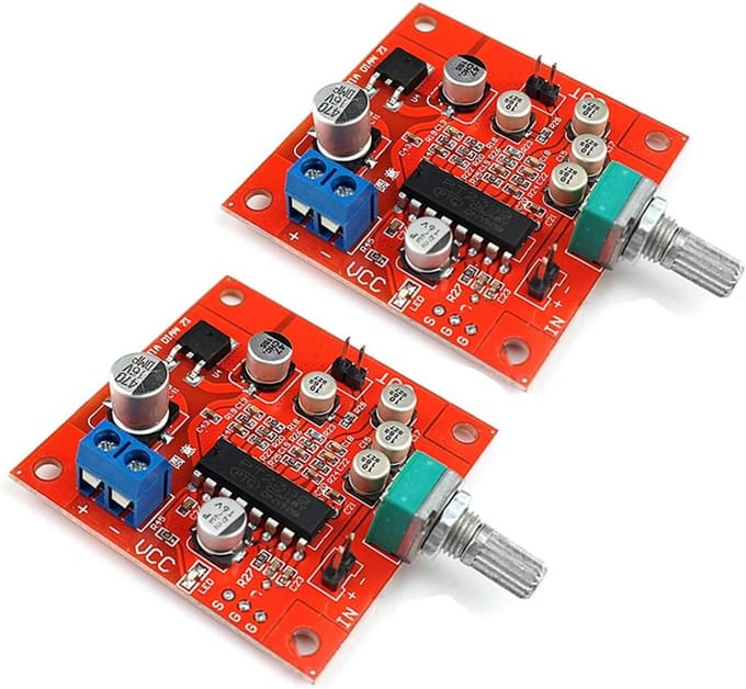 2x Microfoon Reverb Versterker Module met PT2399 Chip - Echo Effect Kwaliteit