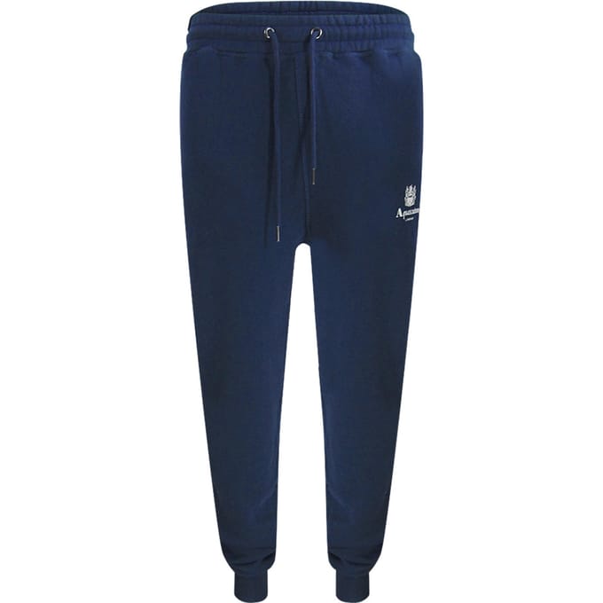 Aquascutum Active Basic Rib Track Pant Marineblauwe Joggingbroek