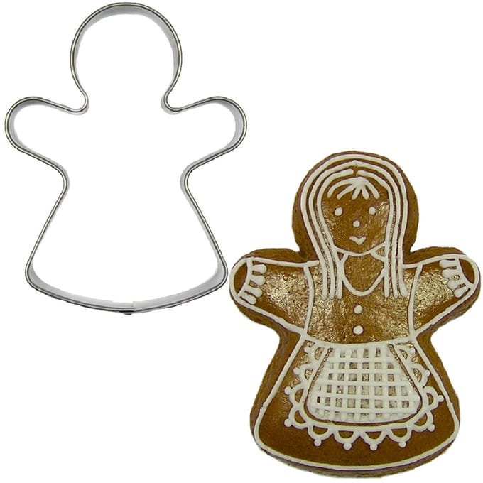 BrandNewCake Uitsteekvorm Peperkoek Vrouw RVS 6,5cm