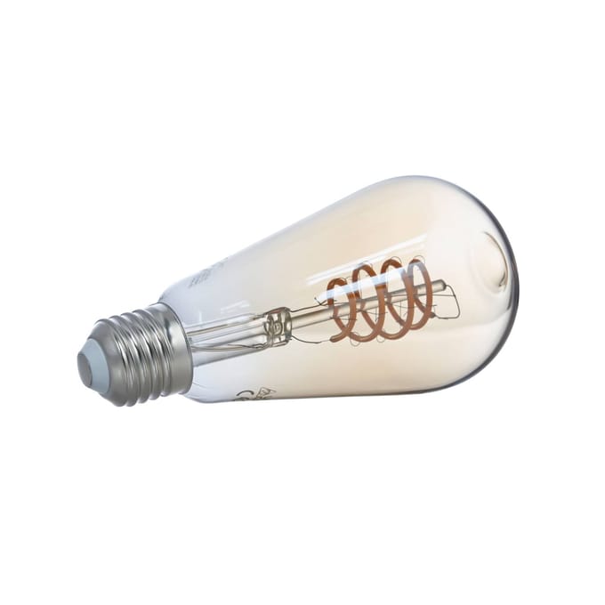 LUUMR Smart LED lamp E27 ST64 amber 4,9W Tuya WLAN