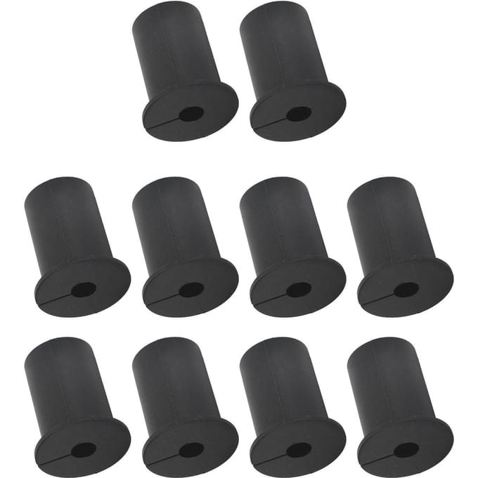 Kit de routage de câble de 1 pouce pour Starlink Passe-par-mur en silicone Bagues de câble Noir noir