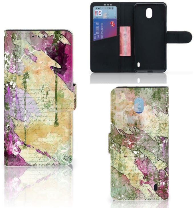 Hoesje Nokia 1 Plus Letter Painting