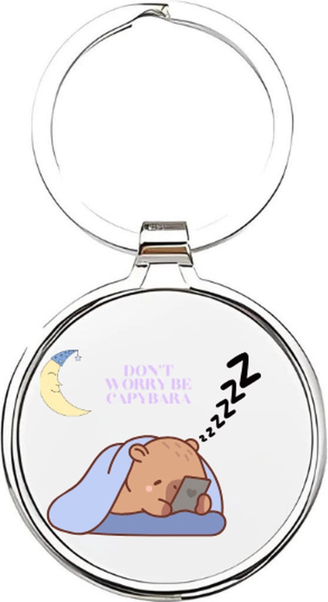 Akyol - capybara Sleutelhanger - Capybara - di\ - moederdag - 4 x 7,5 CM