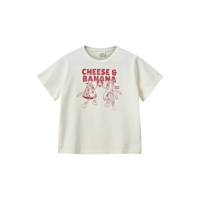 Meisjes-T-shirt Sofie Schnoor Zenasy Cheese & Banana