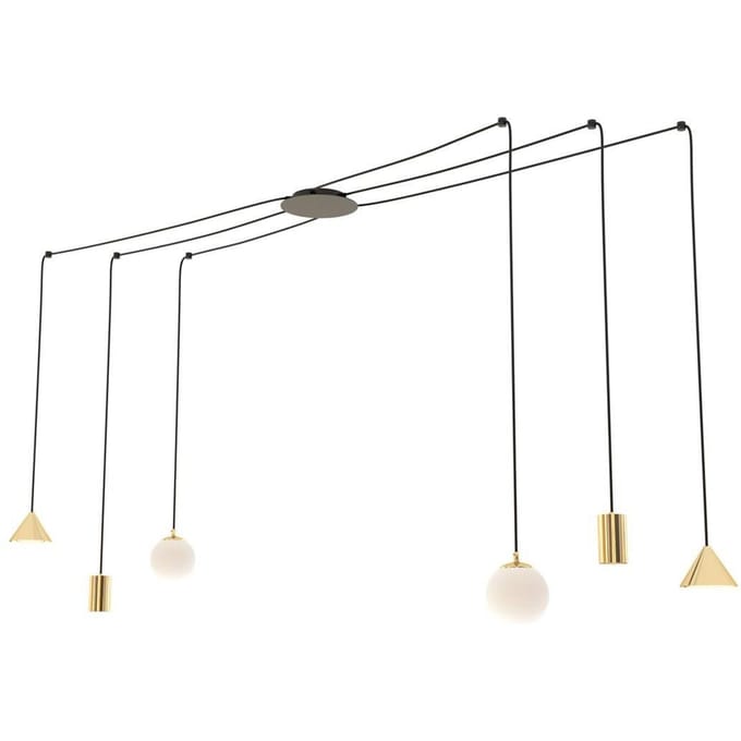 Hanglamp Fuji 6-lichts | Cozyhouse