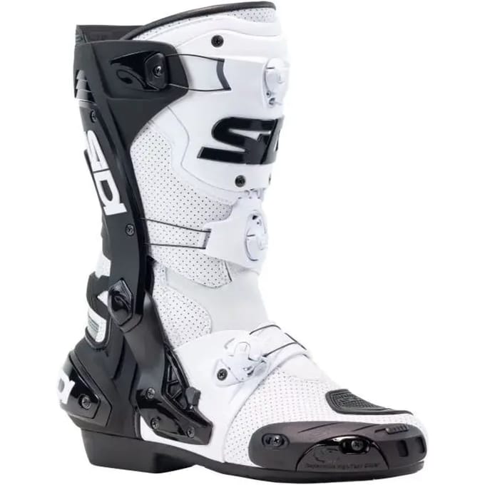 Sidi Rex Air Wit Zwart 25 Motorlaarzen - Laars