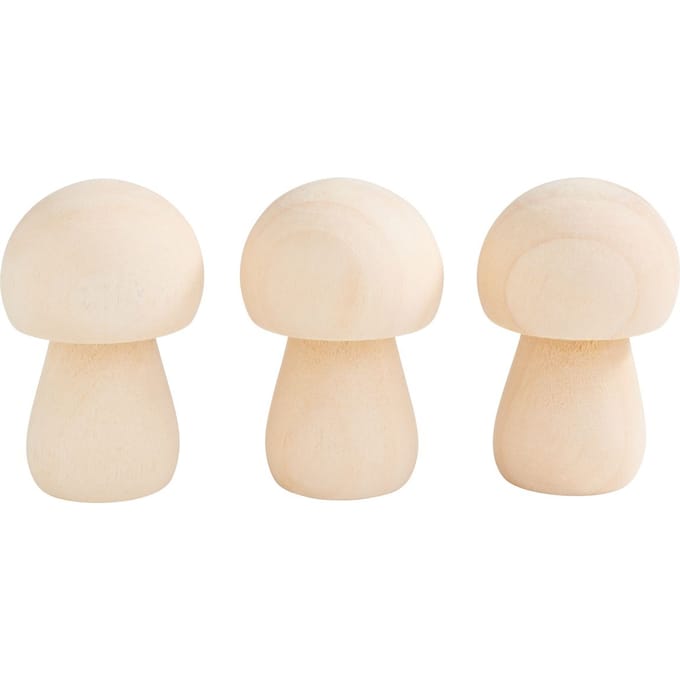 VBS Decoratieve paddenstoel "Steini", 3 stuks