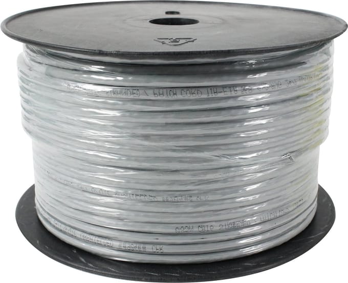 Pro LAN CAT 6 U/UTP - Grey - 100m - Grijs - 100m