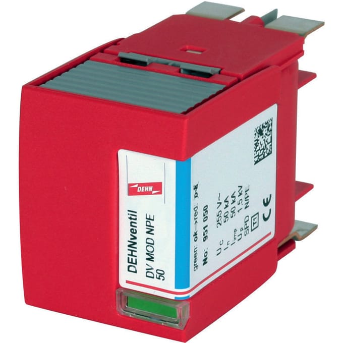 DEHN Ventil N-PE 50 vonkbrugbeveiligingsmodule - 951050
