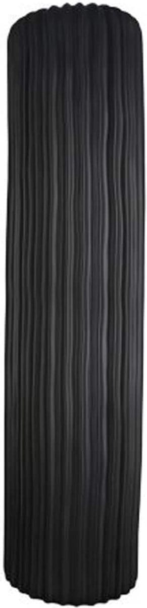 Fjord Vaas - H76 x Ø19 cm - Keramiek - Mat zwart - Modern - Decoratief