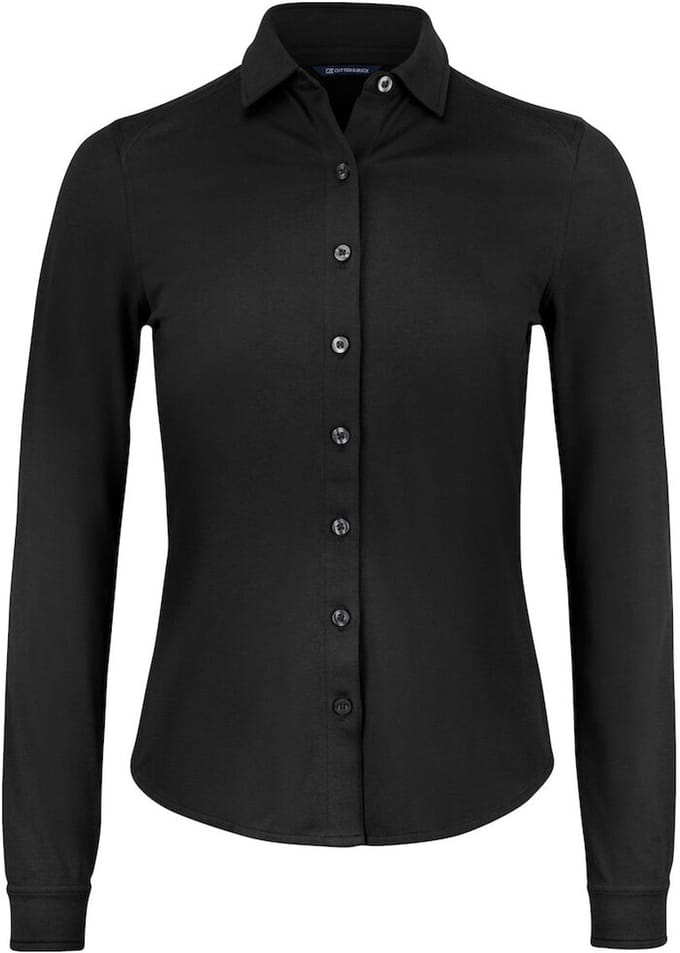 Cutter & Buck Advantage Shirt Dames 352411 - Zwart - 34/XS