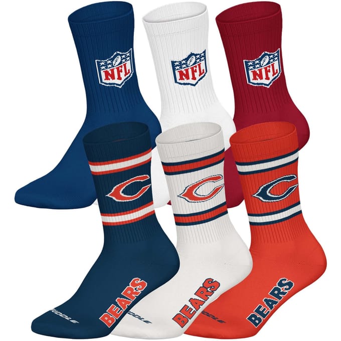 NFL Sokken NFL 6Pack Crew Socks Set van 6