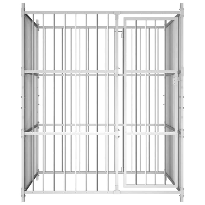 vidaXL - Hondenkennel - voor - buiten - 150x150x185 - cm
