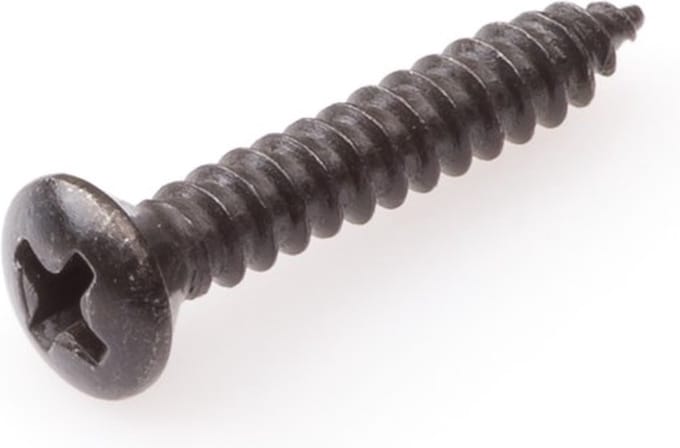 Zelftappers Zwart 4.2 x 13 mm met Lenskop | 100 Stuks
