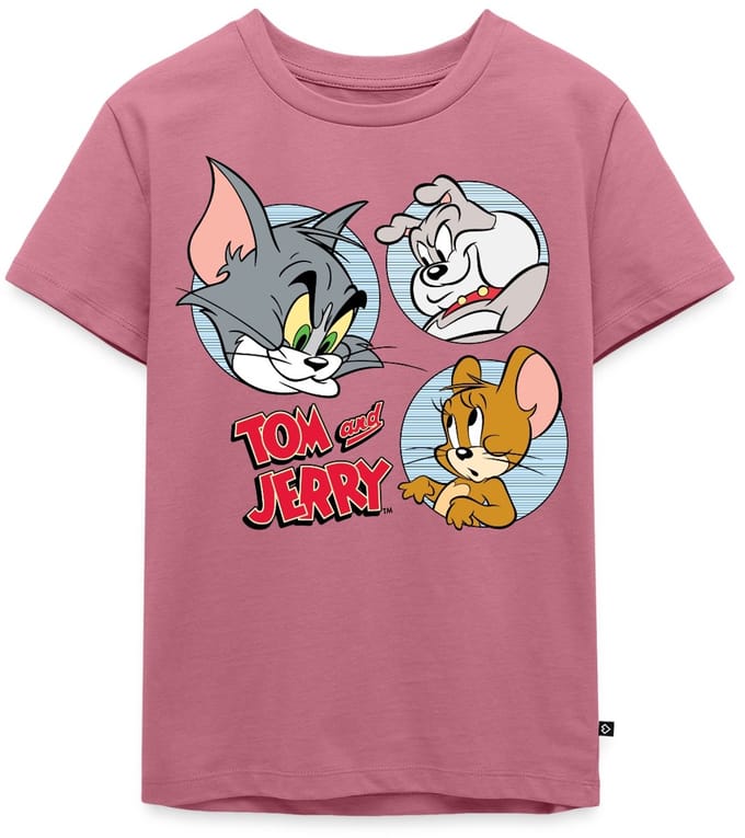 Tom En Jerry Met Hond Spike Premium T Shirt Kinderen