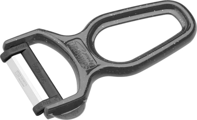 RÖR Solingen Dunschiller – RVS – Lemmet 5 cm – Heft Kunststof – Zwart Glitter