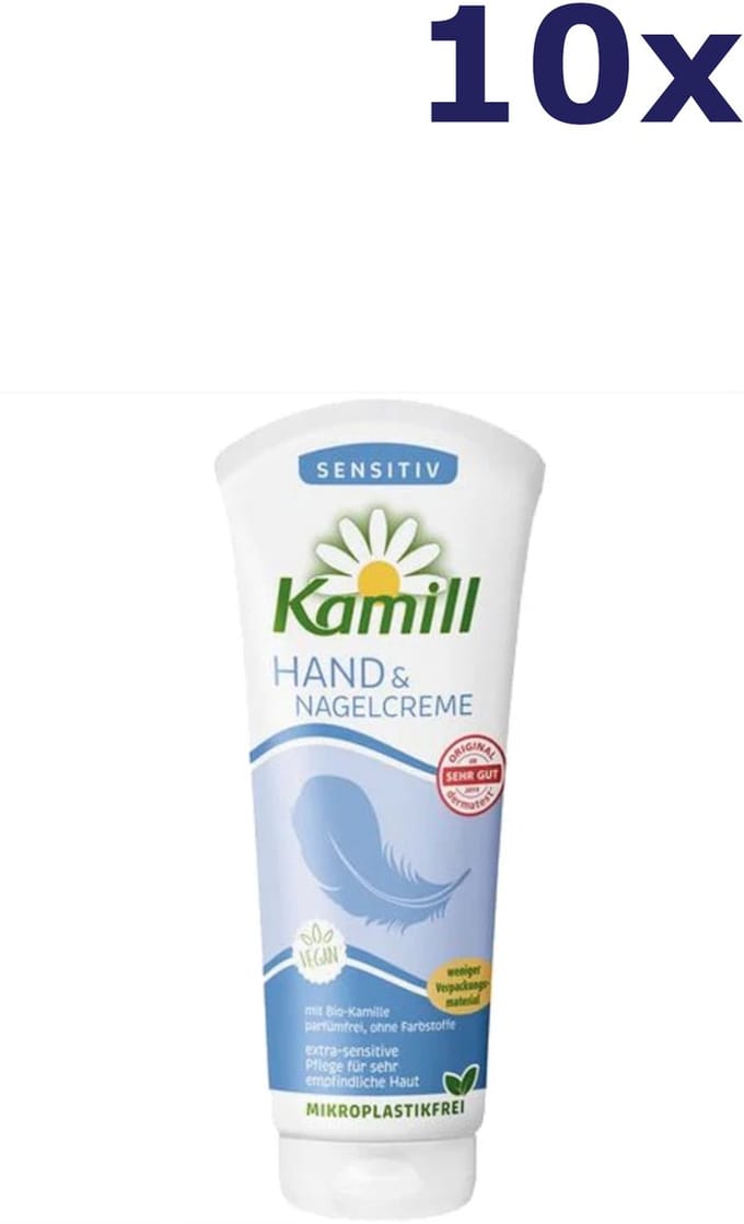 10x Kamill Hand & Nagel Creme 100ml Sensitive