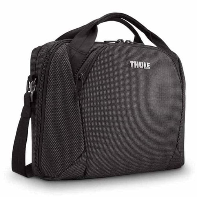 Compacte Laptoptas met Waterdichte Bescherming en Organisatie
